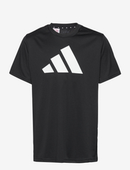 adidas Sportswear - U TR-ES LOGO T - ar īsām piedurknēm - black/white - 0