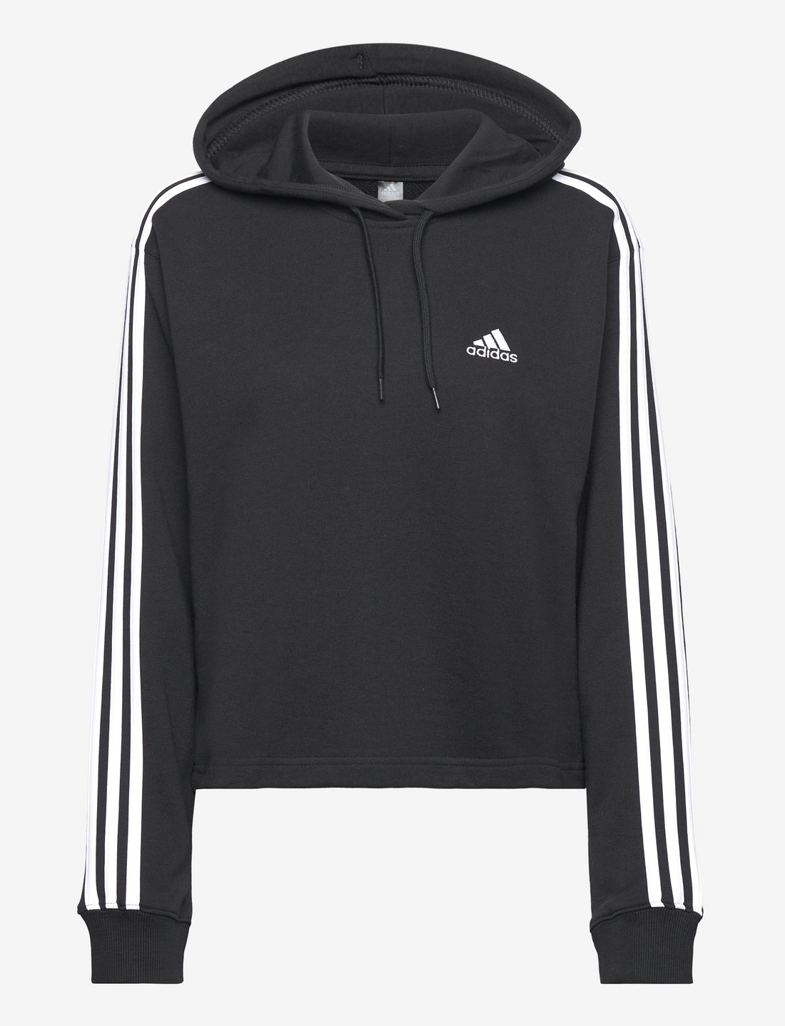 adidas Sportswear Essentials 3-stripes French Terry Crop Hoodie –  sweatshirts – einkaufen bei Booztlet