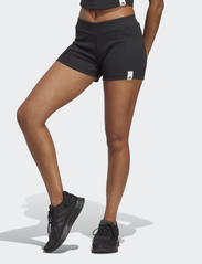 adidas Sportswear - W LNG RIB SHO - lägsta priserna - black - 2