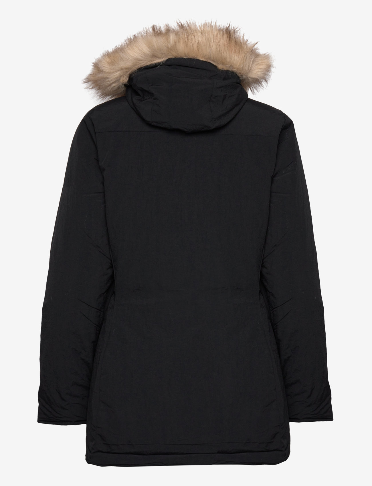 adidas Sportswear - Hooded Fur Parka - parkas - black - 1