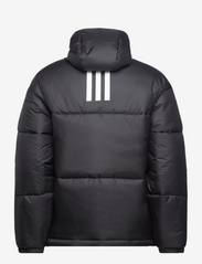 adidas Sportswear - BSC 3-Stripes Puffy Hooded Jacket - vinterjackor - black - 1