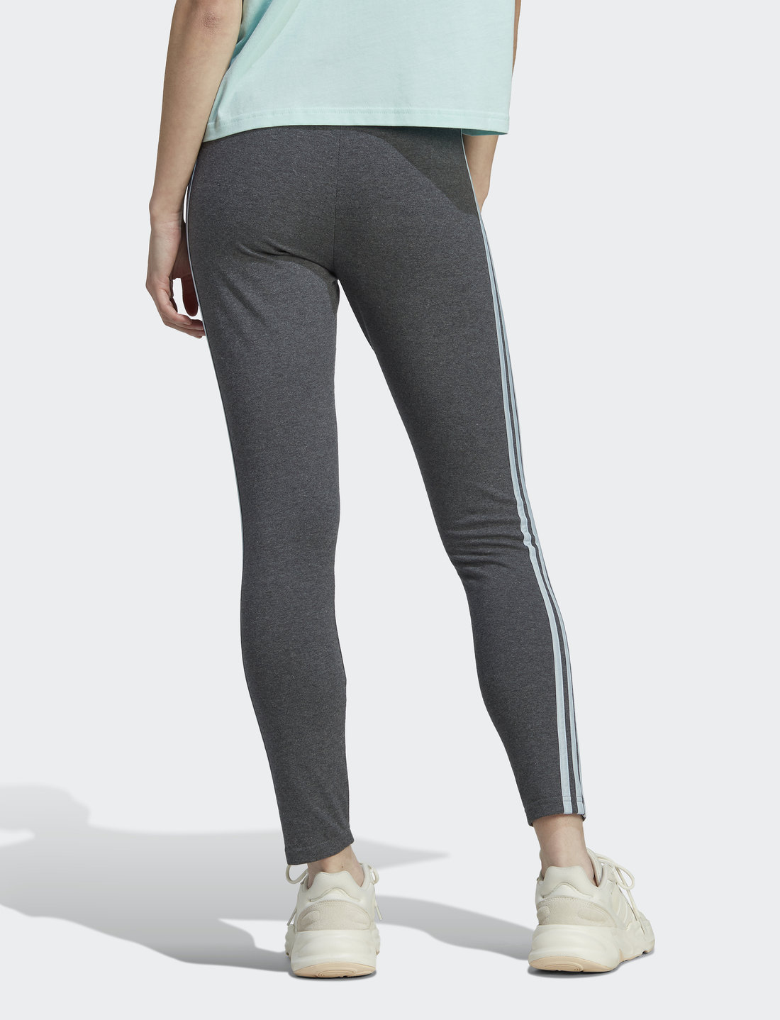 adidas Sportswear Essentials 3-stripes High-waisted Single Jersey Leggings  - Leggings & Tights 