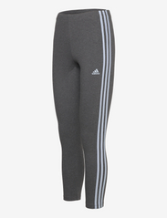 adidas Sportswear - Essentials 3-Stripes High-Waisted Single Jersey Leggings - sportlegging - dgreyh/wonblu - 3