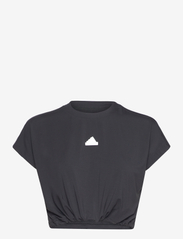adidas Sportswear - W C ESC Q1 T - crop tops - black - 0