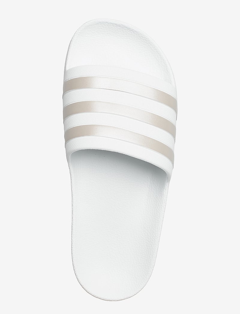 adidas Sportswear - ADILETTE AQUA - pool-sandalen - ftwwht/plamet/ftwwht - 3