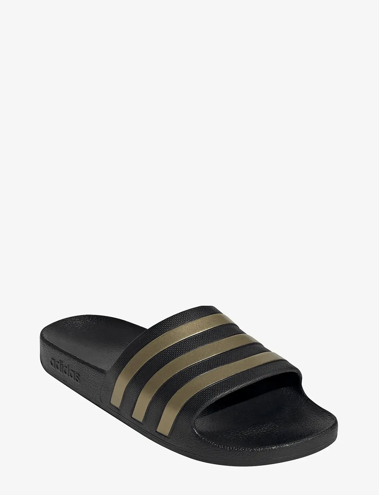 adidas Sportswear - ADILETTE AQUA - kingad - cblack/goldmt/cblack - 0