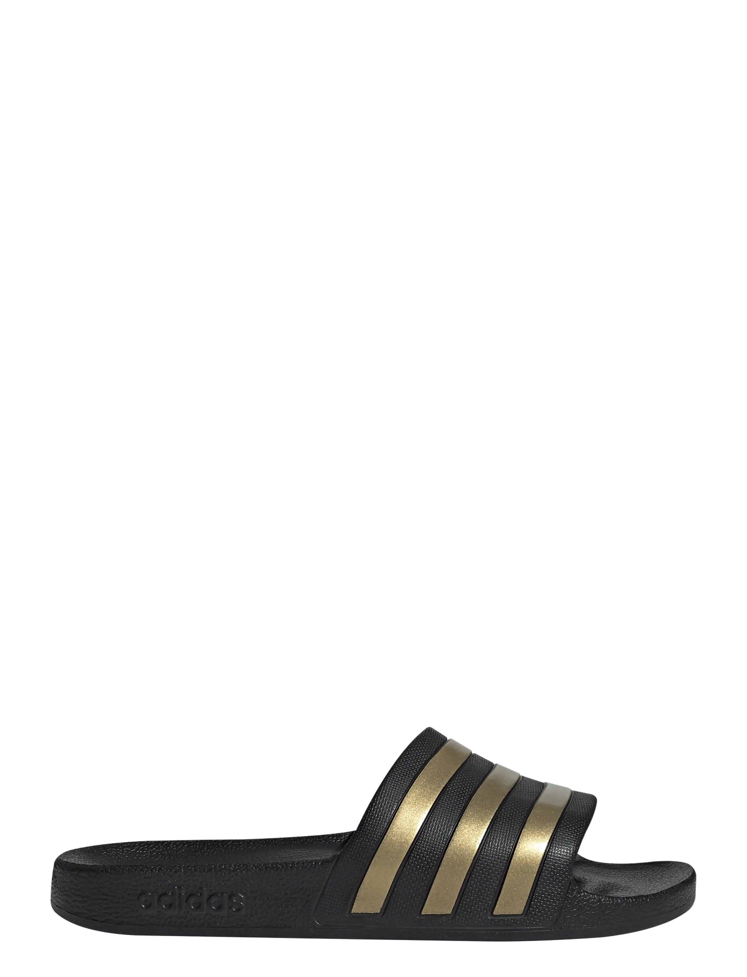 adidas Sportswear ADILETTE AQUA - adidas Sportswear - CBLACK/GOLDMT/CBLACK / black