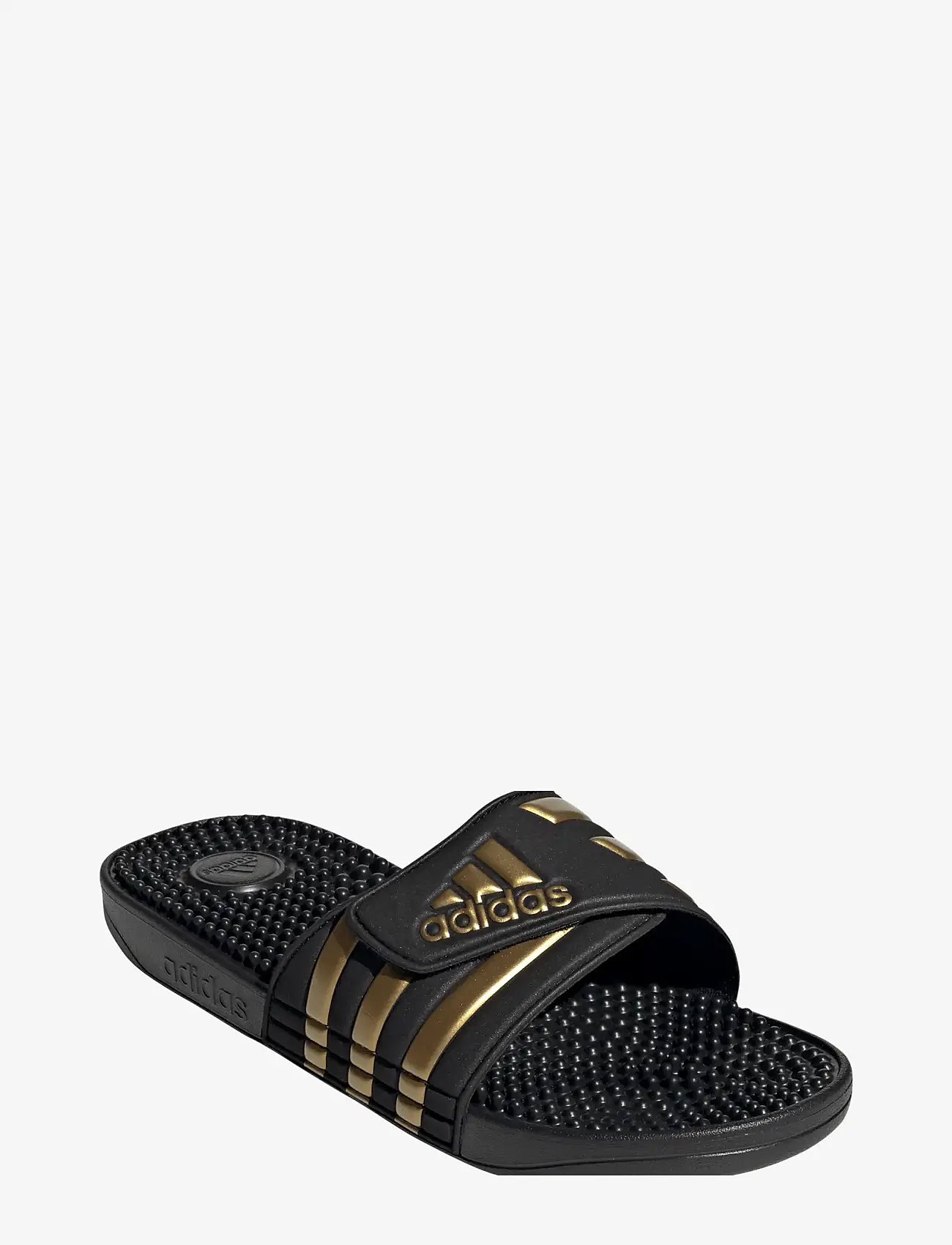 adidas Sportswear - ADISSAGE - badesko & badesandaler - cblack/goldmt/cblack - 0