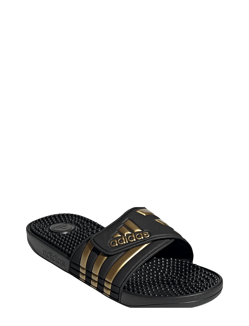 adidas Sportswear - ADISSAGE - badesko & badesandaler - cblack/goldmt/cblack - 0