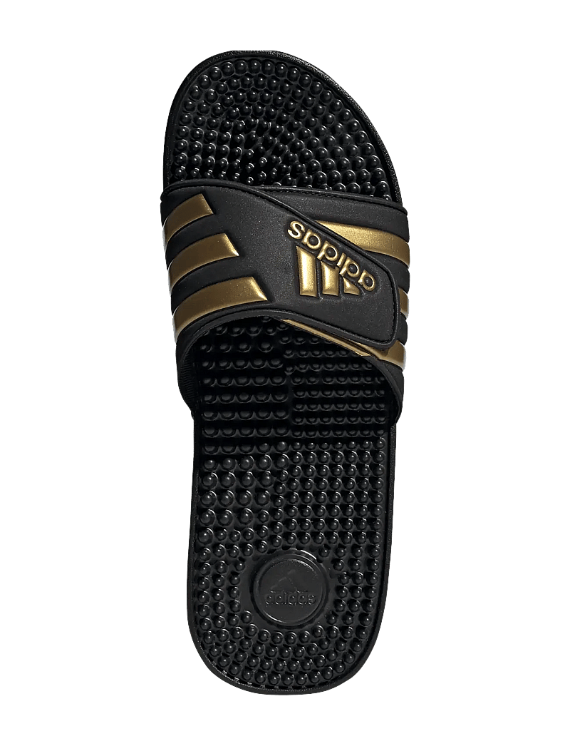 adidas Sportswear - ADISSAGE - pool-sandalen - cblack/goldmt/cblack - 4