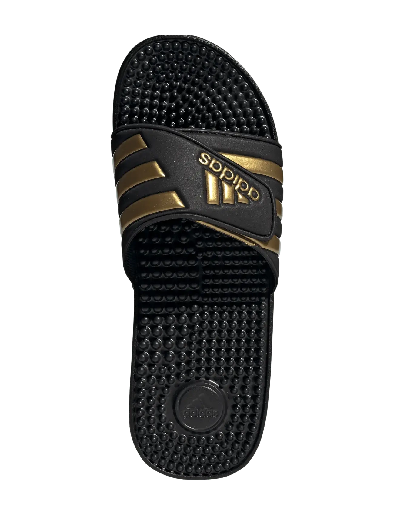 adidas Sportswear - ADISSAGE - sandaalid ja sussid - cblack/goldmt/cblack - 4