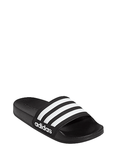 adidas Sportswear ADILETTE SHOWER K - Plätud ja Veejalatsid - CBLACK/FTWWHT/CBLACK / black