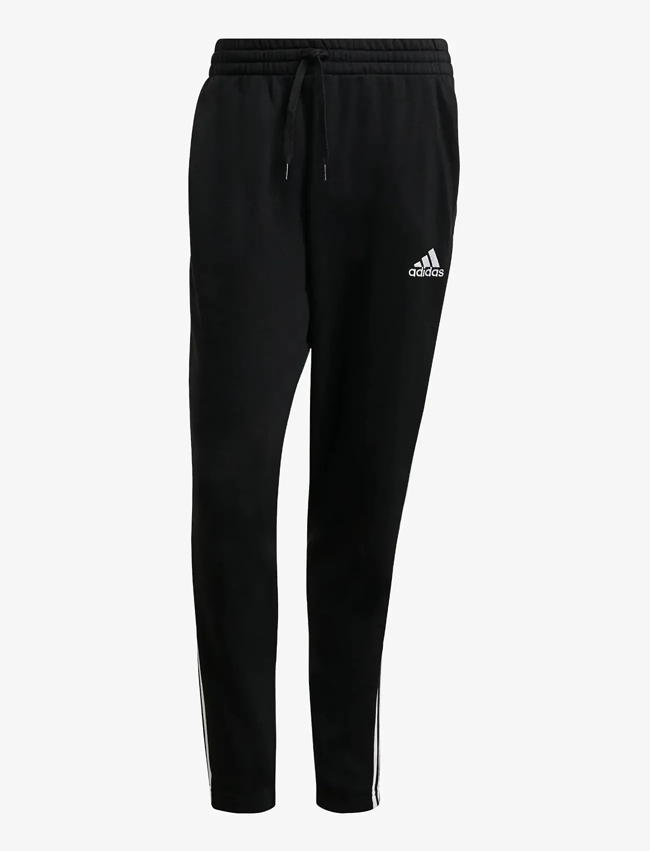 adidas Sportswear - Essentials French Terry Tapered 3-Stripes Joggers - spordipüksid - black/white - 0