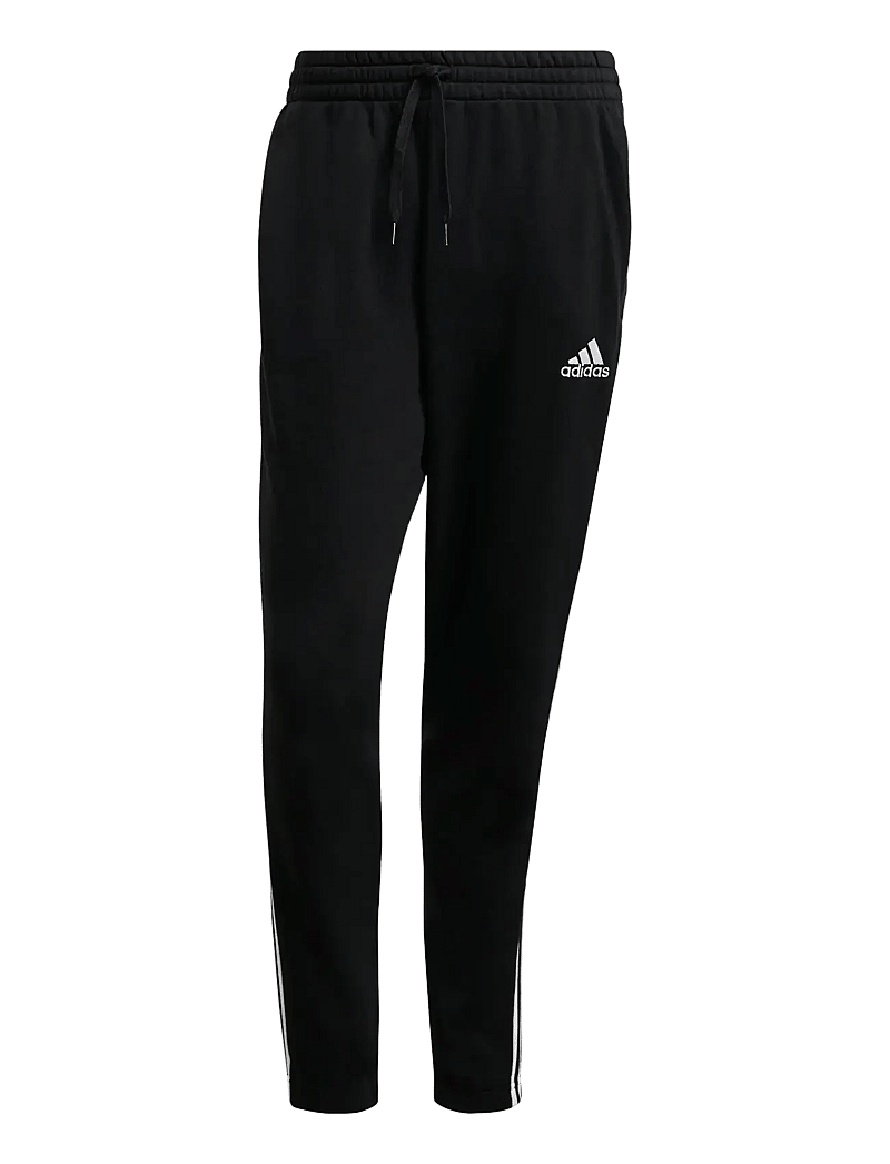 adidas Sportswear - Essentials French Terry Tapered 3-Stripes Joggers - spordipüksid - black/white - 0
