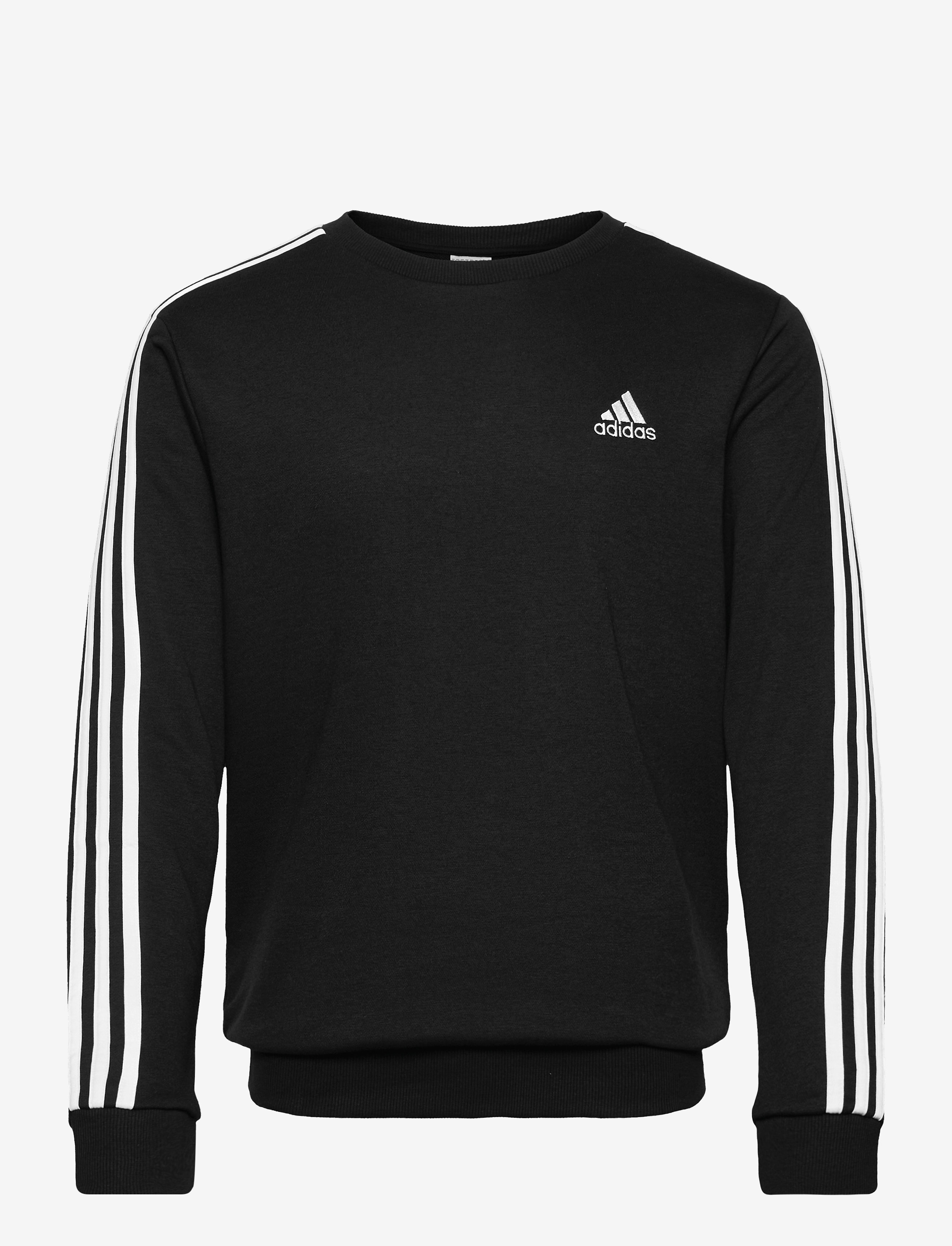 adidas Sportswear - Essentials French Terry 3-Stripes Sweatshirt - black/white - 1