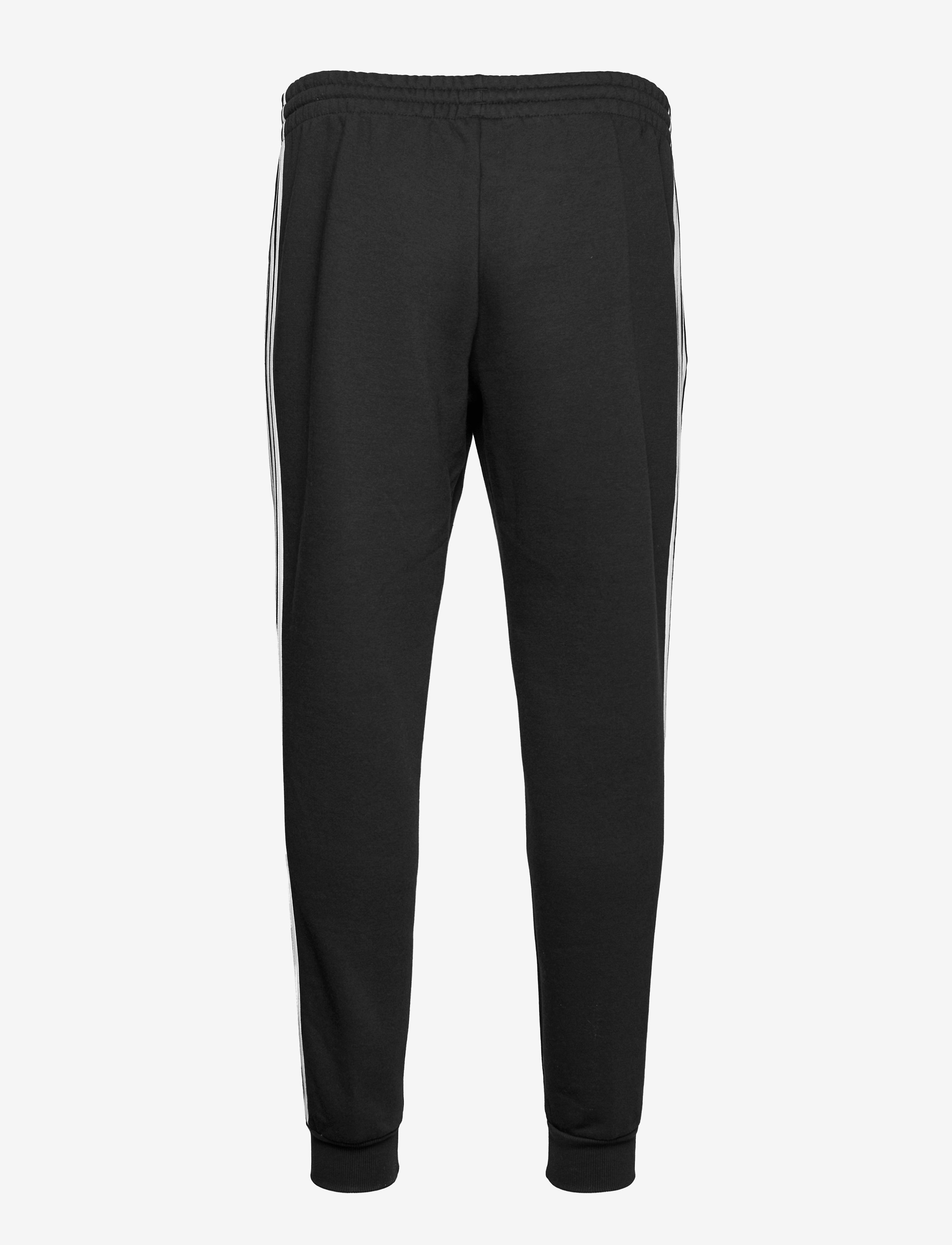 adidas Sportswear - Essentials Fleece Fitted 3-Stripes Joggers - black/white - 2