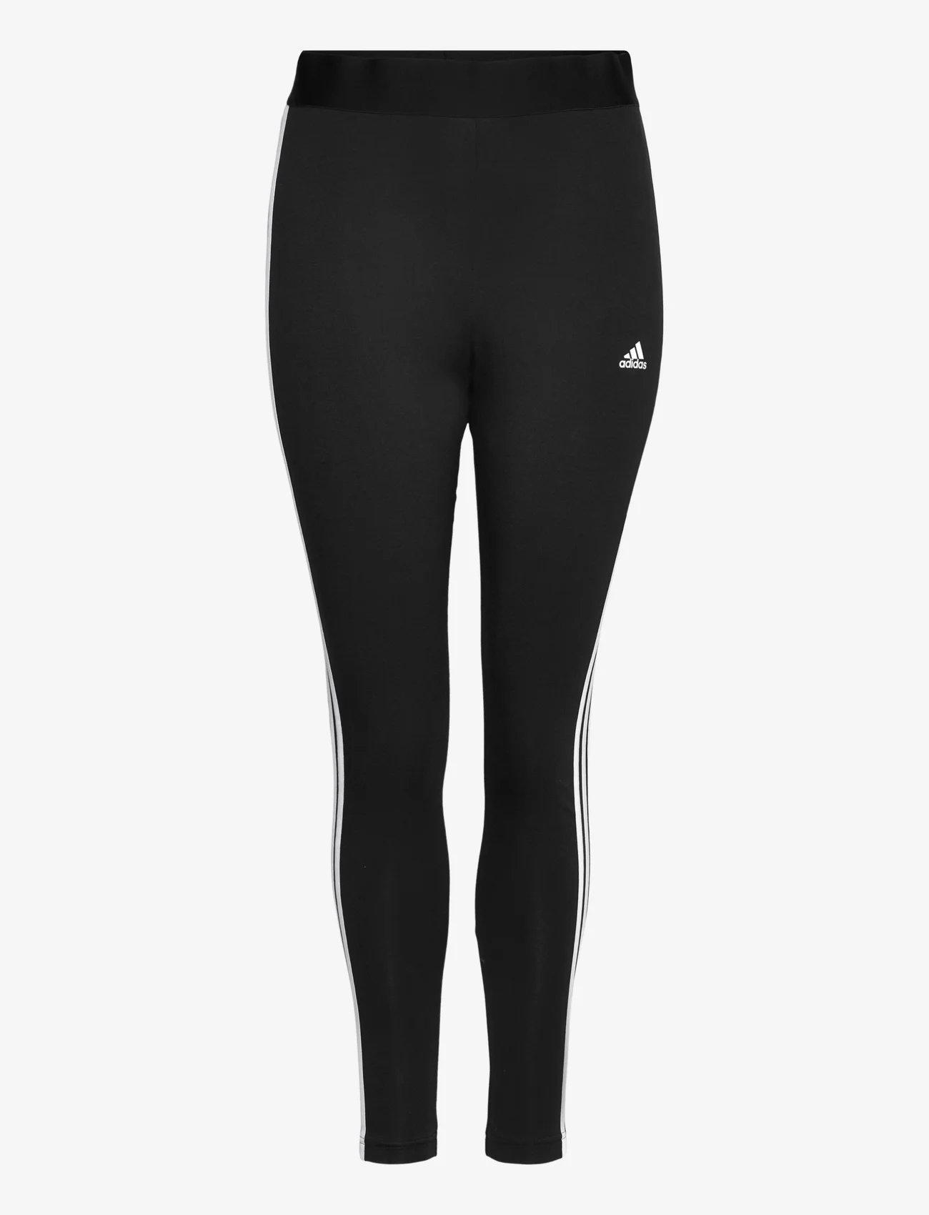 adidas Sportswear - ESSENTIALS 3-STRIPES LEGGING (PLUS SIZE) - running & training tights - black/white - 0