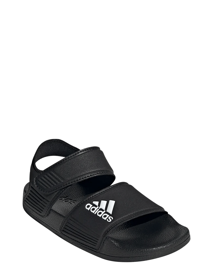 adidas Sportswear - ADILETTE SANDAL K - cblack/ftwwht/cblack - 0