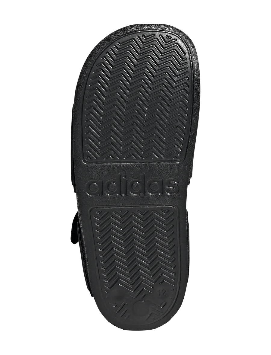 adidas Sportswear - ADILETTE SANDAL K - cblack/ftwwht/cblack - 5