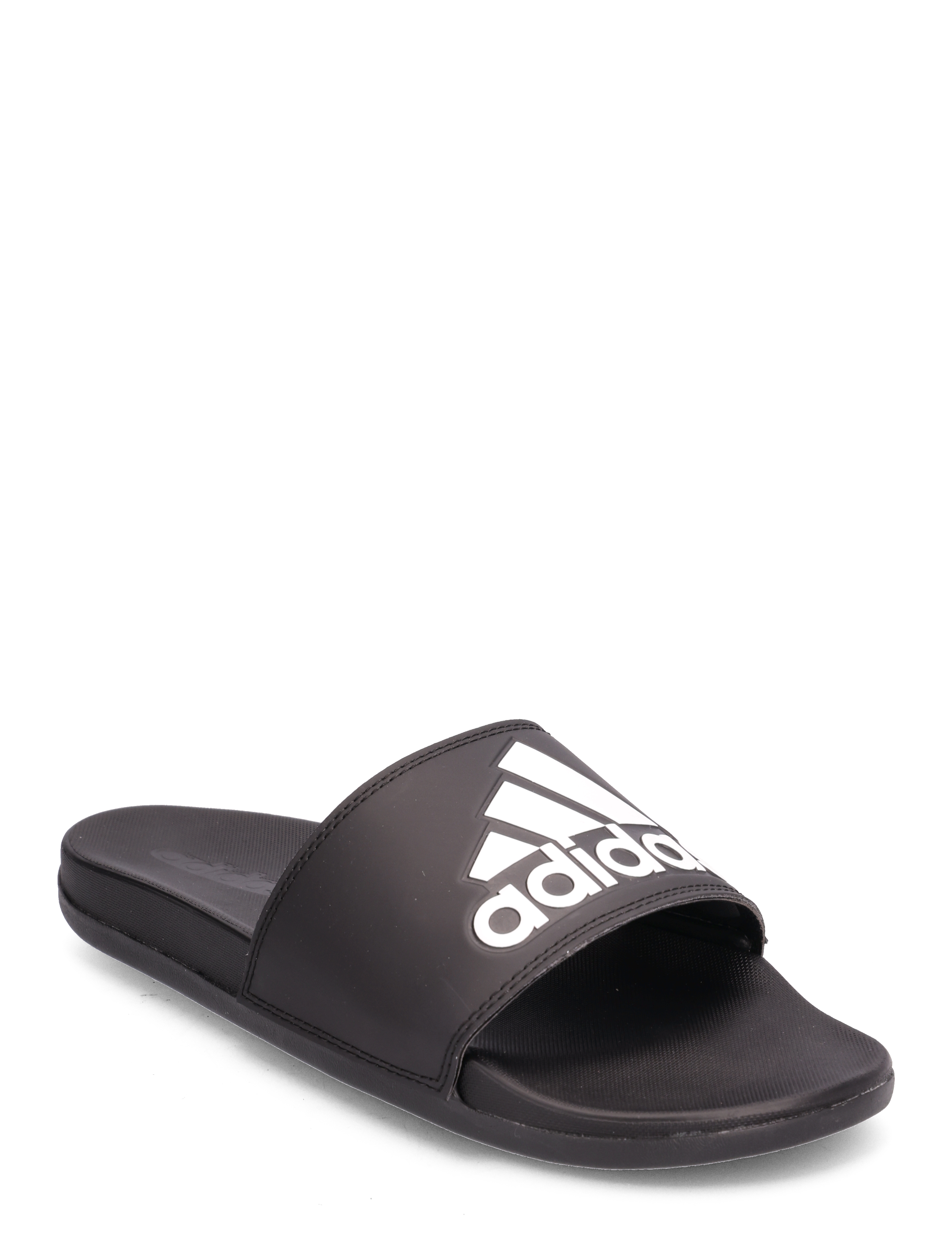 adidas Sportswear ADILETTE COMFORT - Badesko - CBLACK/FTWWHT/CBLACK / black