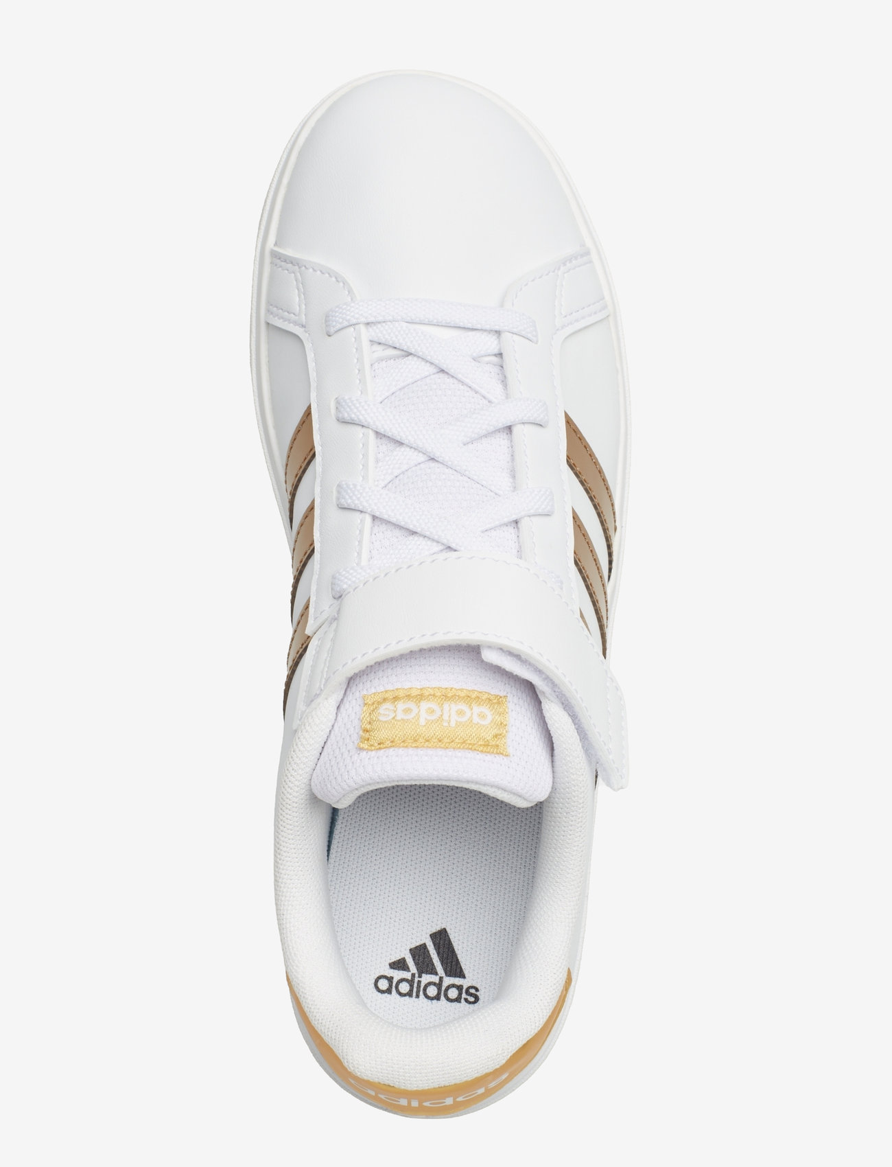 adidas Sportswear - GRAND COURT 2.0 EL K - låga sneakers - ftwwht/ftwwht/magold - 3