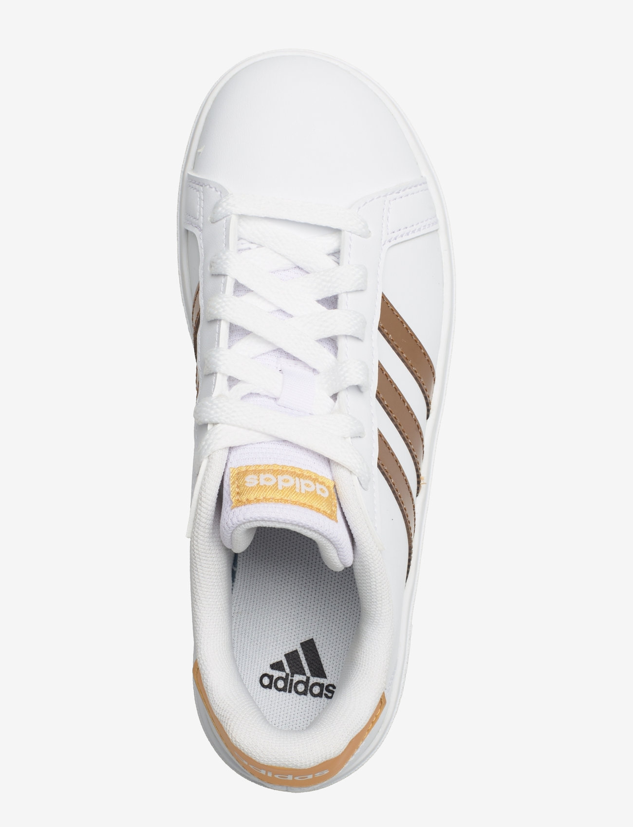 adidas Sportswear - GRAND COURT 2.0 K - låga sneakers - ftwwht/ftwwht/magold - 3