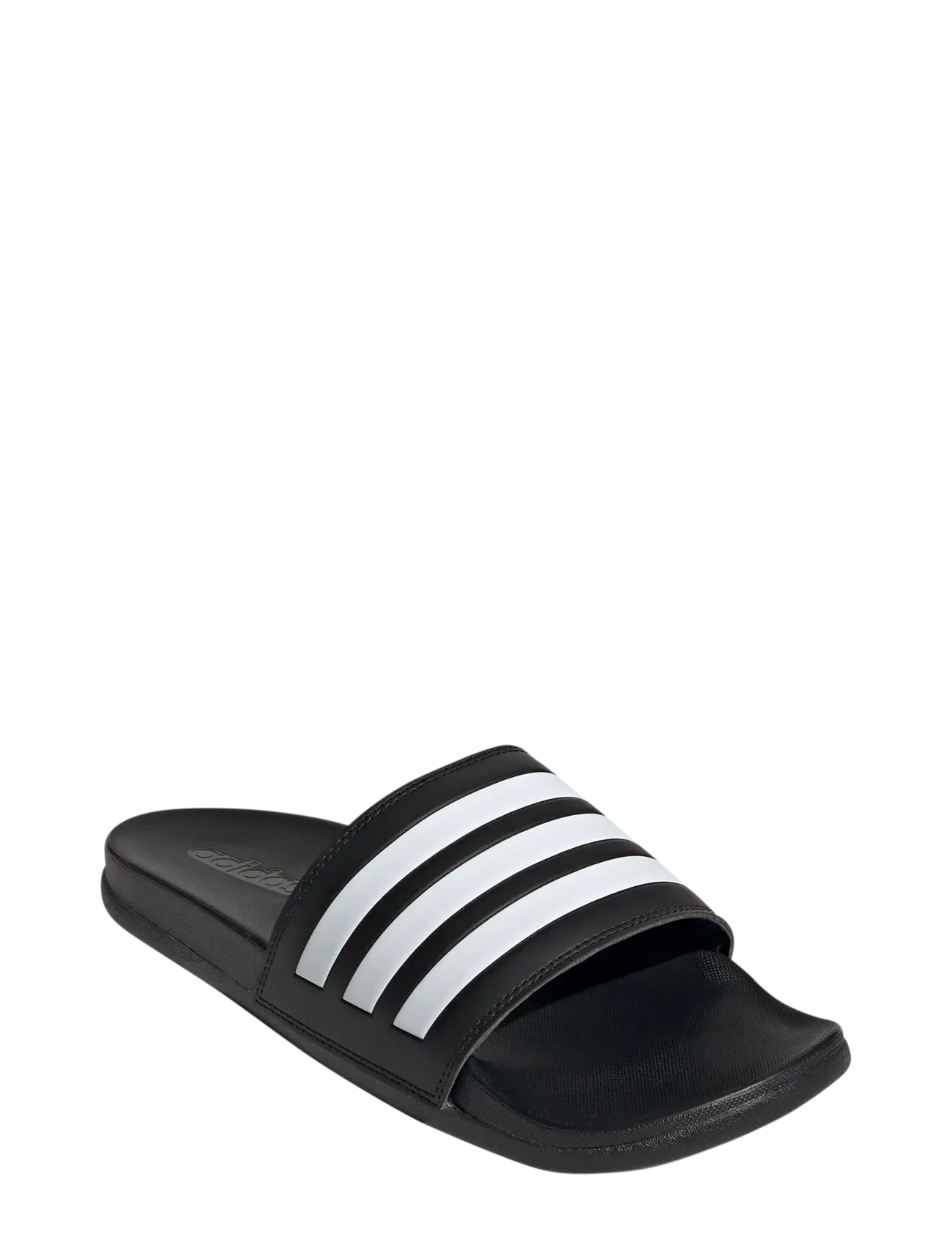 adidas Sportswear ADILETTE COMFORT - Sommersko - CBLACK/FTWWHT/CBLACK / black