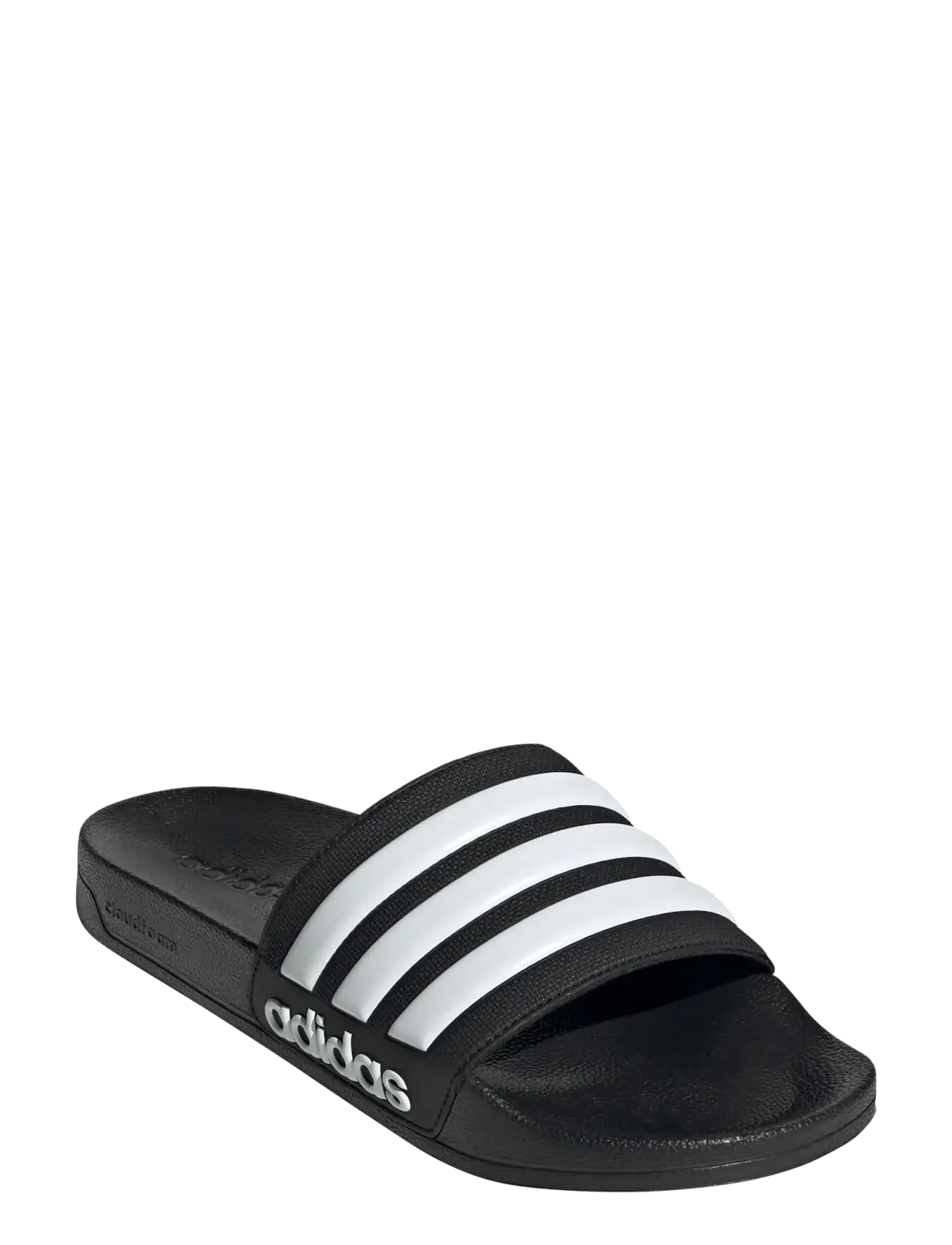 adidas Sportswear ADILETTE SHOWER - Peldēšana - CBLACK/FTWWHT/CBLACK / multi