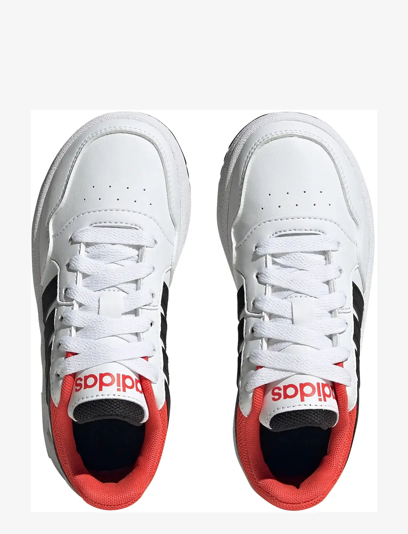 adidas Sportswear - HOOPS 3.0 K - lave sneakers - ftwwht/cblack/brired - 4