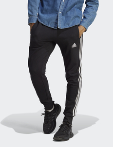 ESSENTIALS FRENCH TERRY TAPERED CUFF 3-STRIPES PANTS, adidas Sportswear
