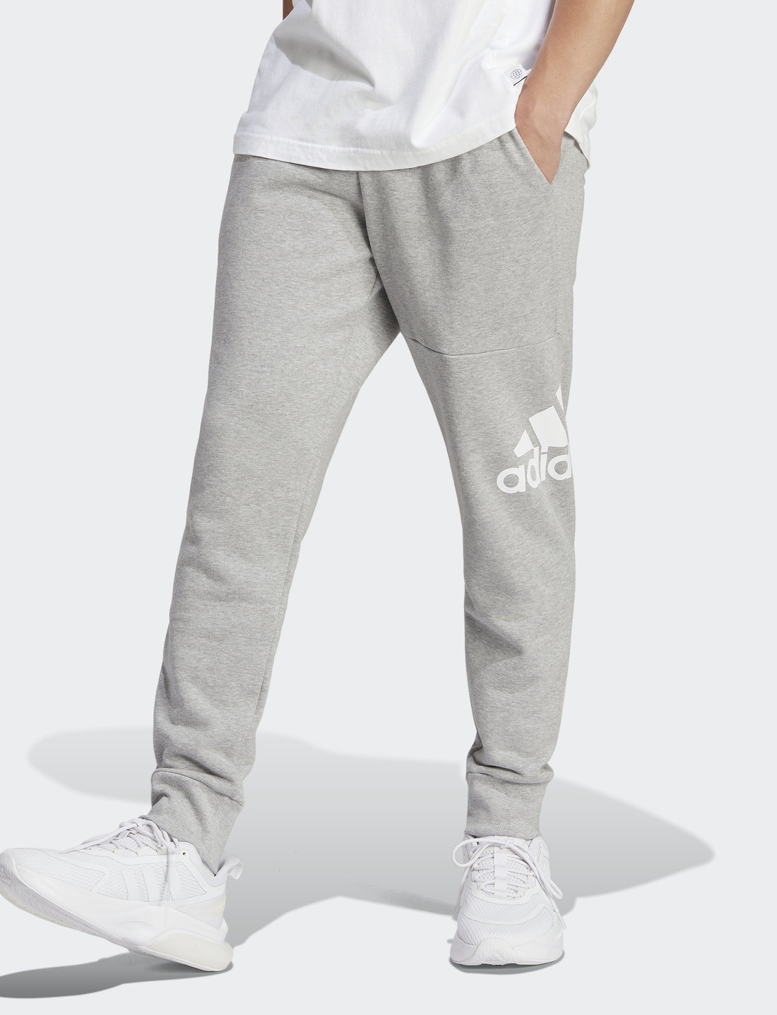 adidas Sportswear Essentials French Terry Tapered Cuff Logo Pants Sweatpants Boozt