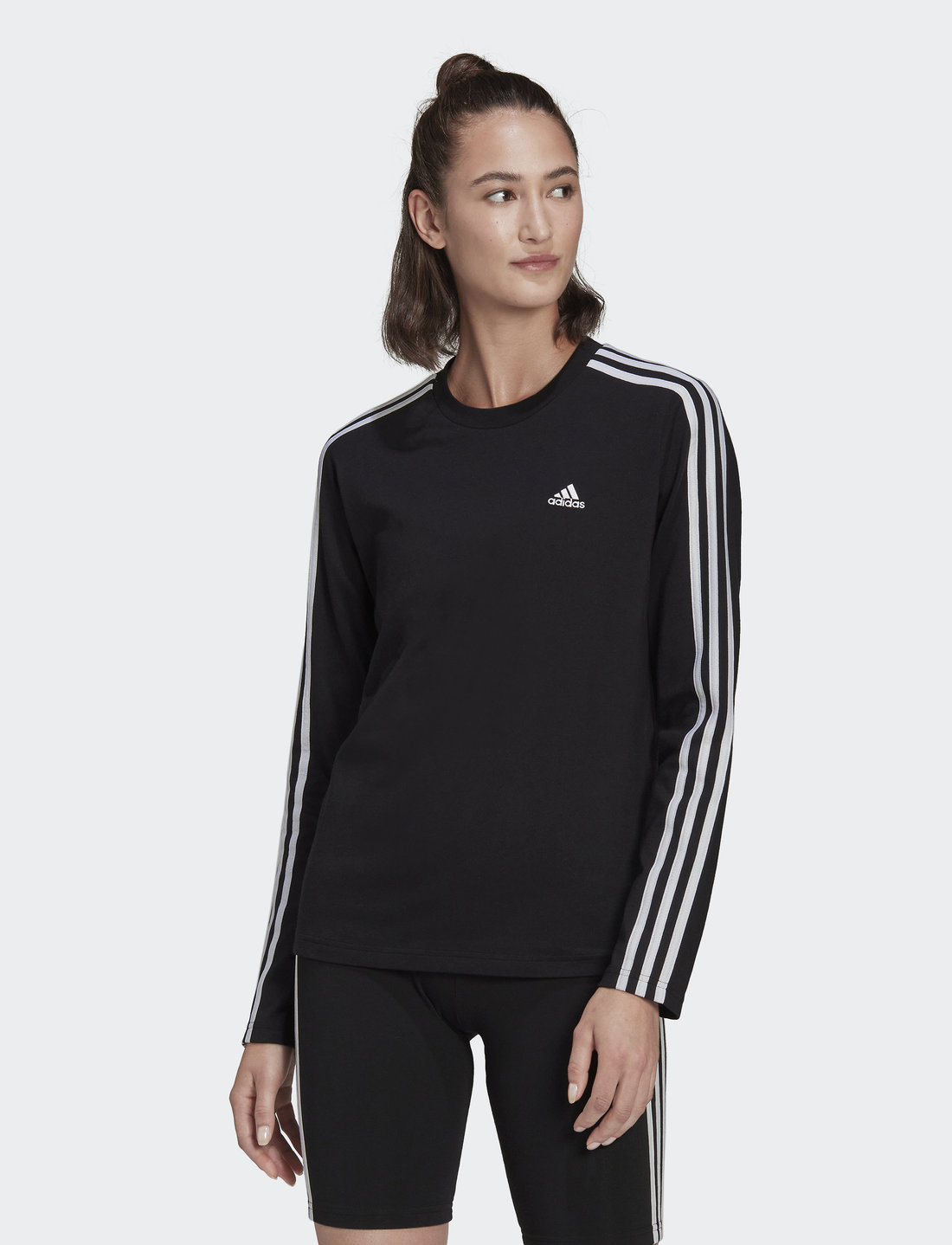 adidas Sportswear Essentials 3 Stripes Longsleeve T shirt Longsleeved tops Boozt