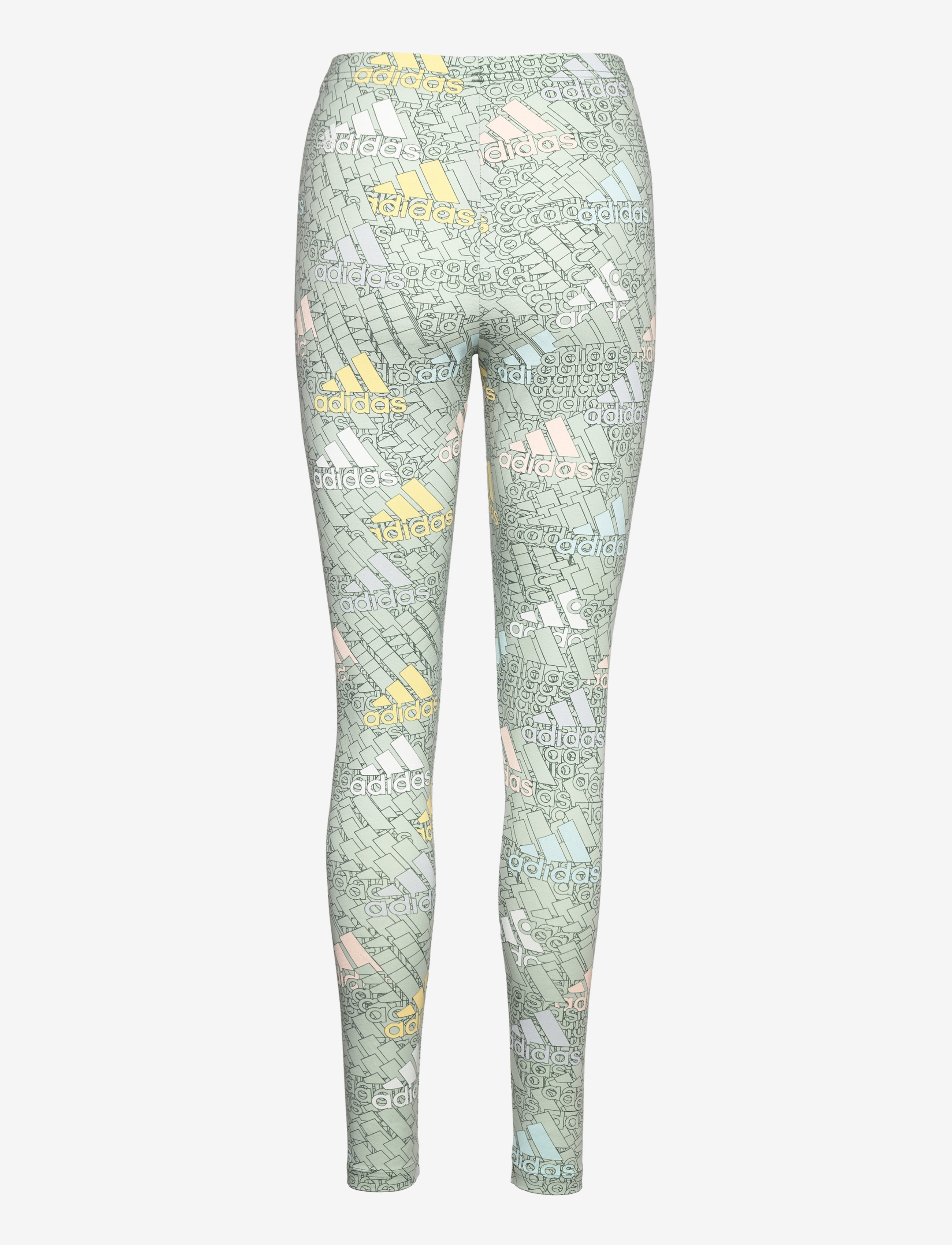 adidas Sportswear - Essentials Multi-Colored Logo Leggings - lingrn/multco/white - 3