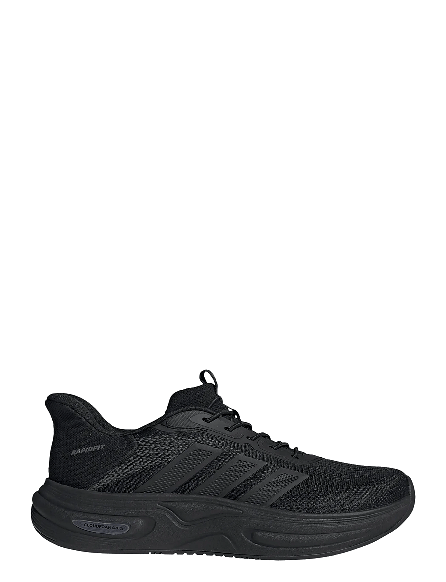 adidas Sportswear - CLOUDFOAM CUXXION - RAPIDFIT - matalavartiset tennarit - cblack/carbon/gresix - 1