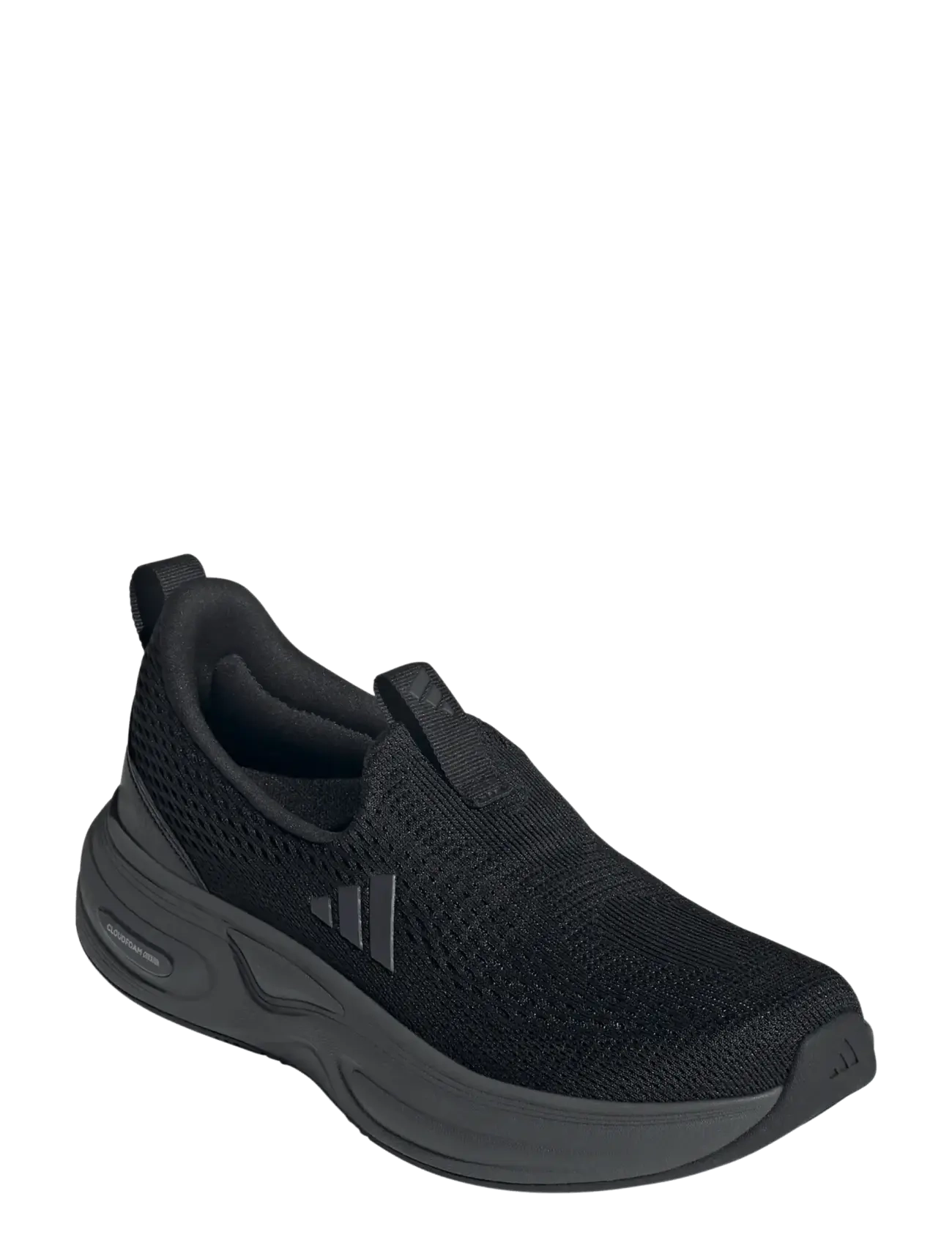 adidas Sportswear CLOUDFOAM CUXXION - LOUNGE - Slip-on sneakers - CBLACK/GRESIX/CARBON / black