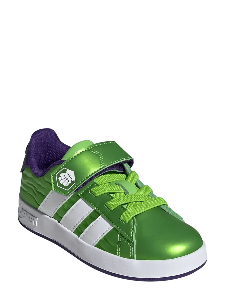 adidas Sportswear - GRAND COURT HULK EL K - niedriger schnitt - sesogr/ftwwht/cpurpl - 0