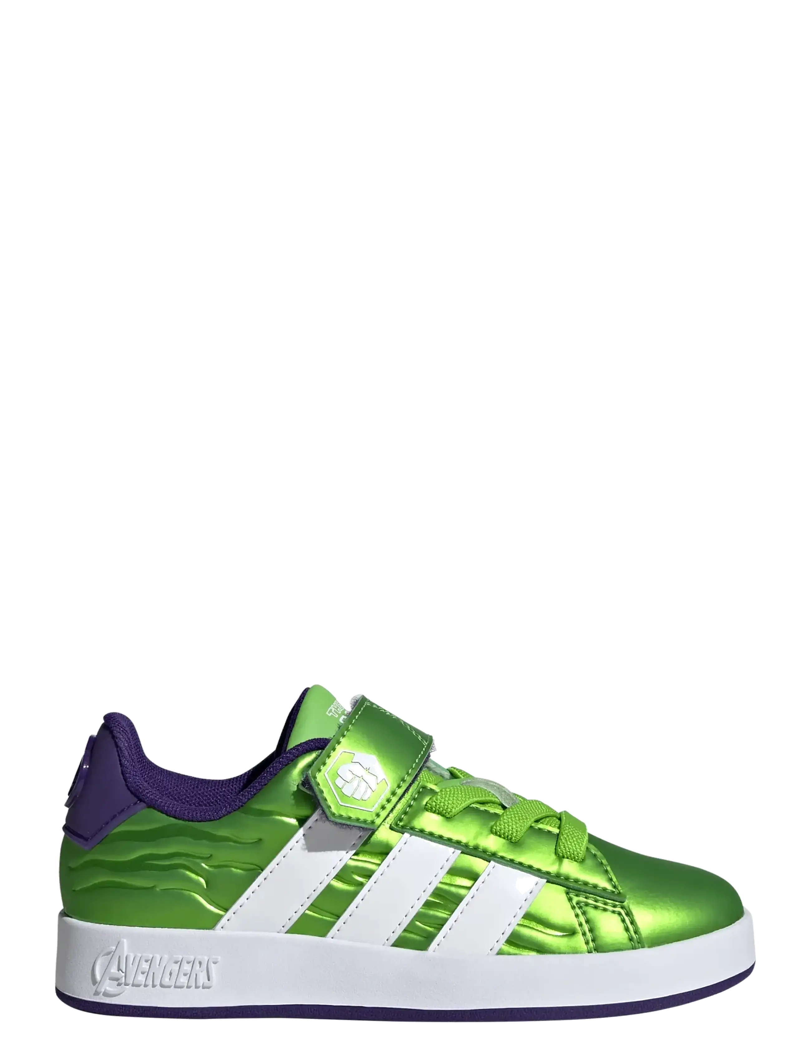 adidas Sportswear - GRAND COURT  HULK EL K - sesogr/ftwwht/cpurpl - 1