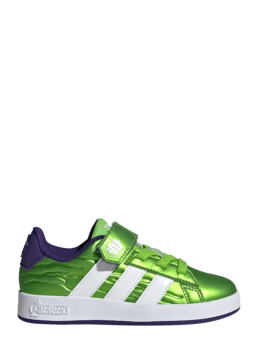 adidas Sportswear - GRAND COURT HULK EL K - niedriger schnitt - sesogr/ftwwht/cpurpl - 1