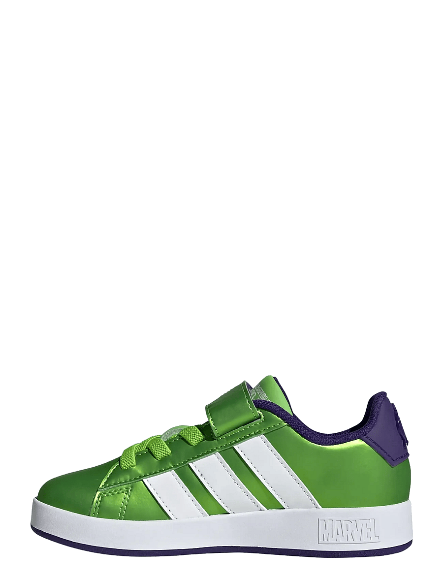 adidas Sportswear - GRAND COURT HULK EL K - niedriger schnitt - sesogr/ftwwht/cpurpl - 2