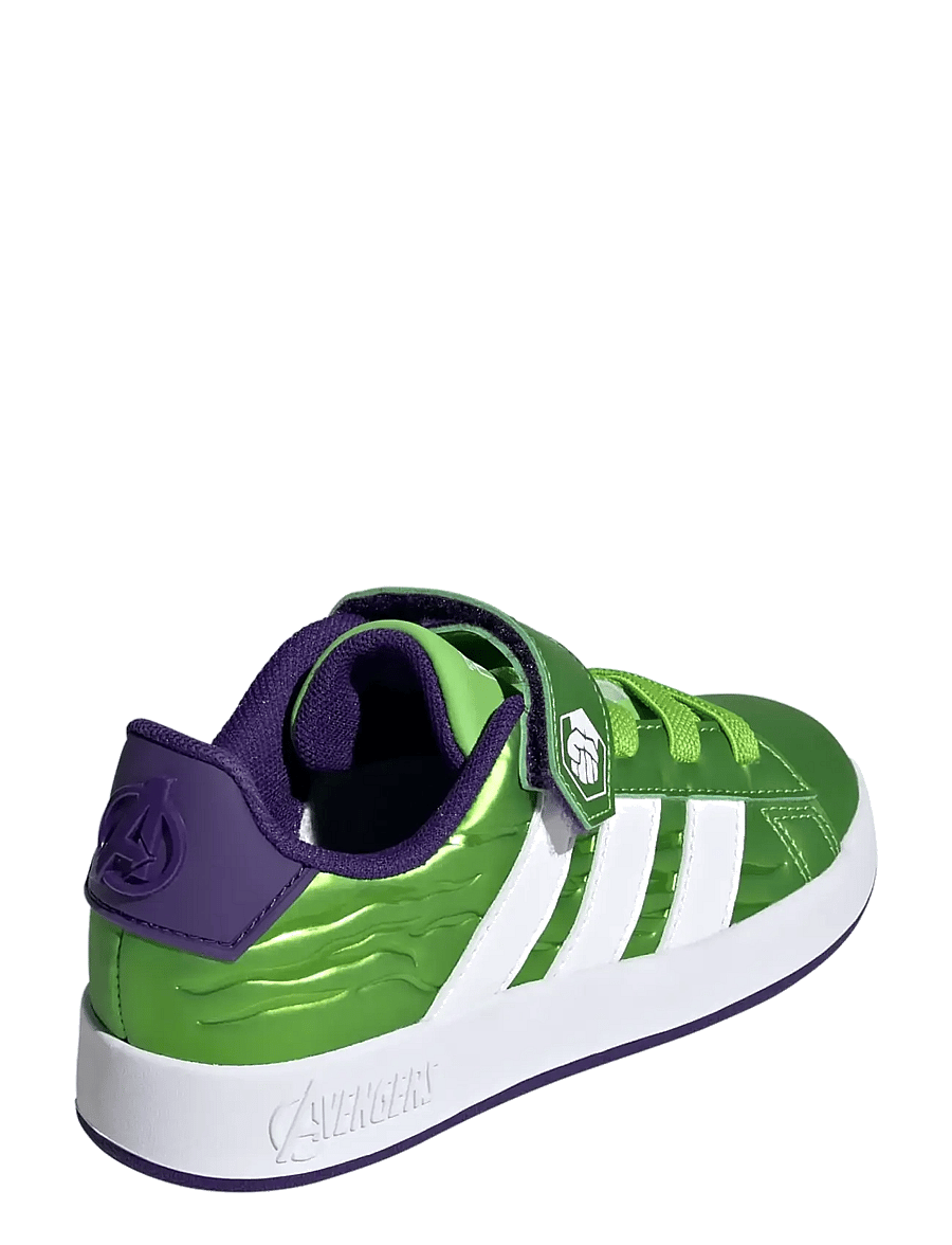 adidas Sportswear - GRAND COURT HULK EL K - niedriger schnitt - sesogr/ftwwht/cpurpl - 3