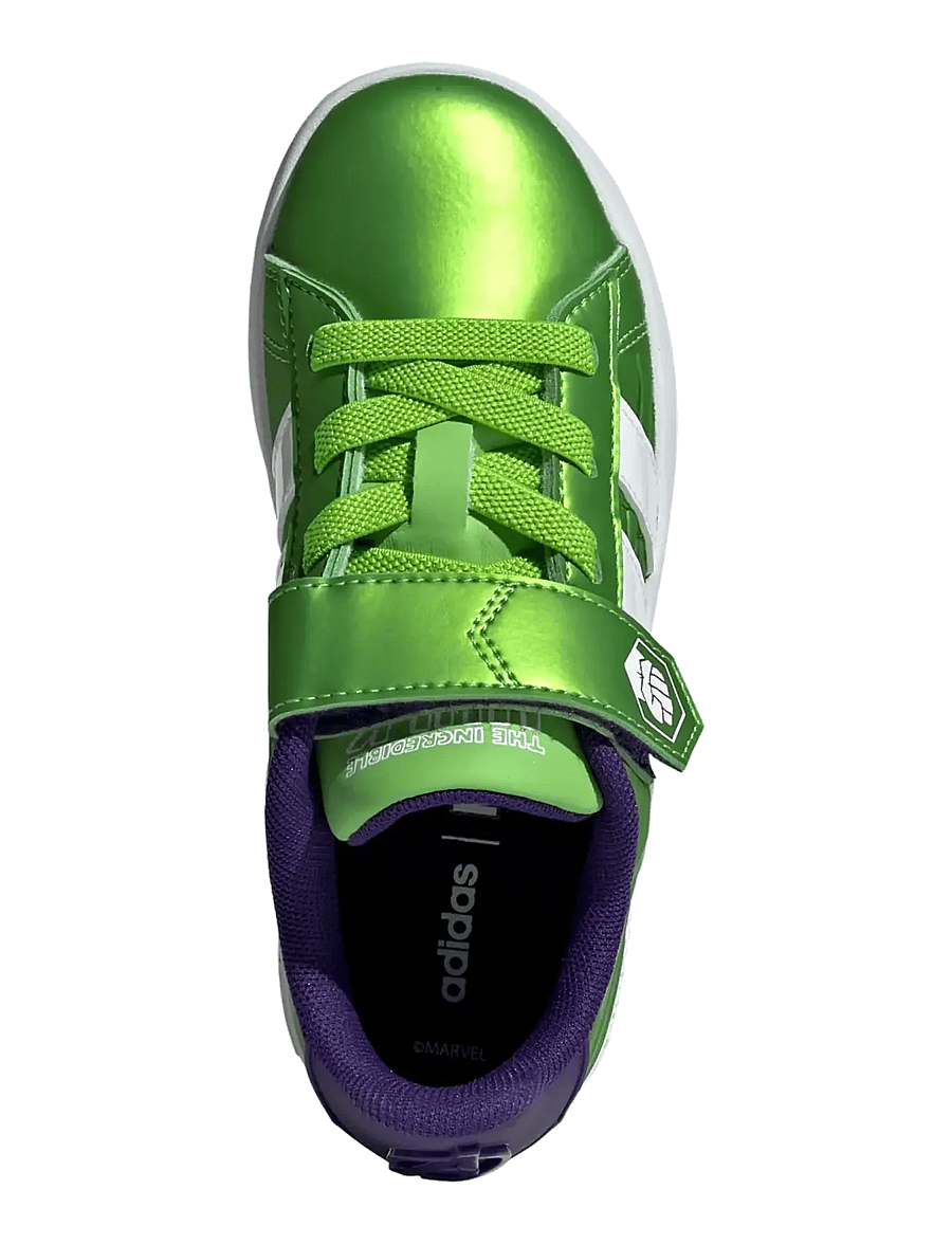 adidas Sportswear - GRAND COURT HULK EL K - niedriger schnitt - sesogr/ftwwht/cpurpl - 4