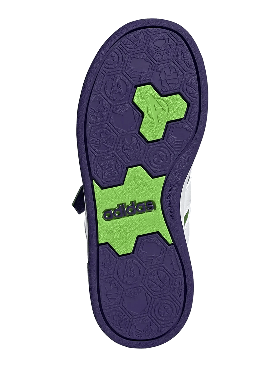 adidas Sportswear - GRAND COURT HULK EL K - niedriger schnitt - sesogr/ftwwht/cpurpl - 5