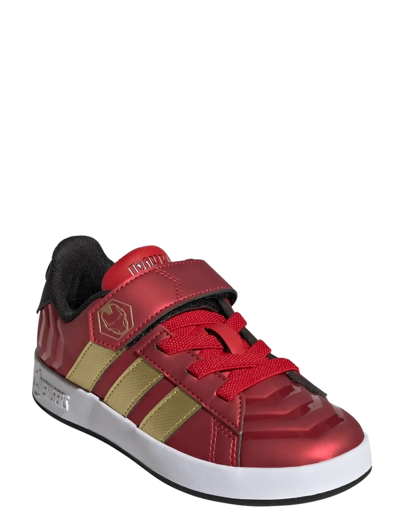 adidas Sportswear GRAND COURT IRON MAN EL K - Neuheiten - BETSCA/MAGOLD/CBLACK / red
