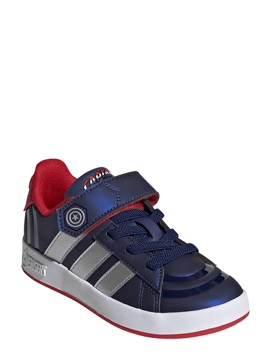 adidas Sportswear - GRAND COURT CAPT AMERICA EL K - low-top sneakers - dkblue/msilve/betsca - 0