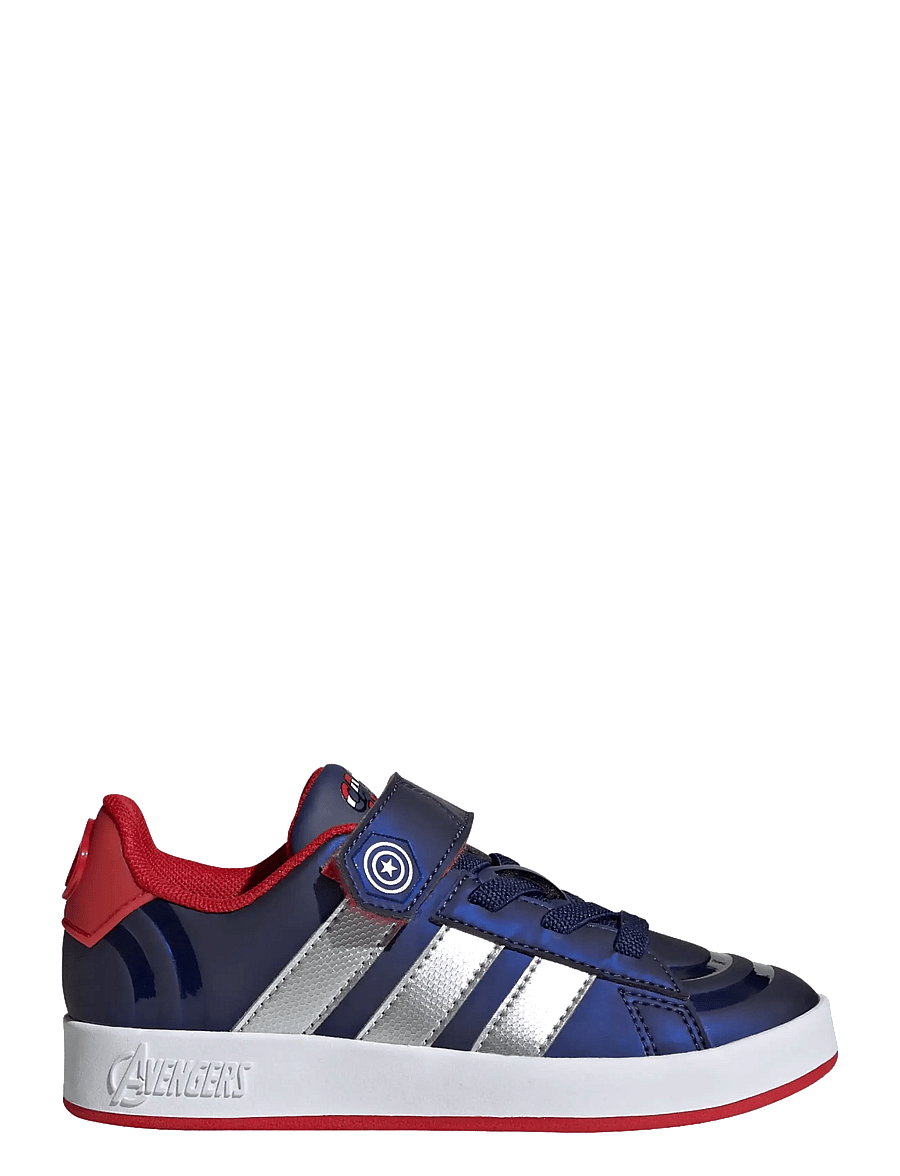 adidas Sportswear - GRAND COURT CAPT AMERICA EL K - low-top sneakers - dkblue/msilve/betsca - 1