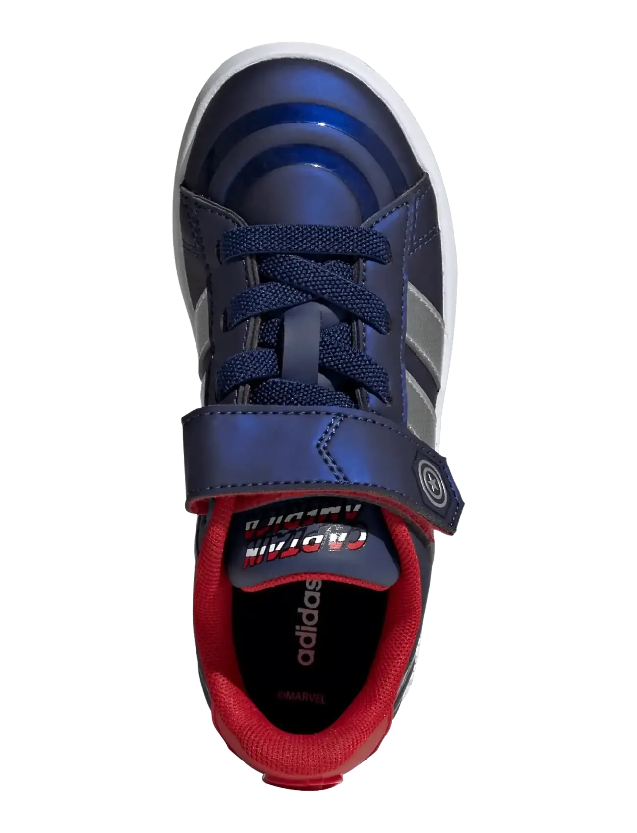 adidas Sportswear - GRAND COURT CAPT AMERICA EL K - baskets basses - dkblue/msilve/betsca - 4