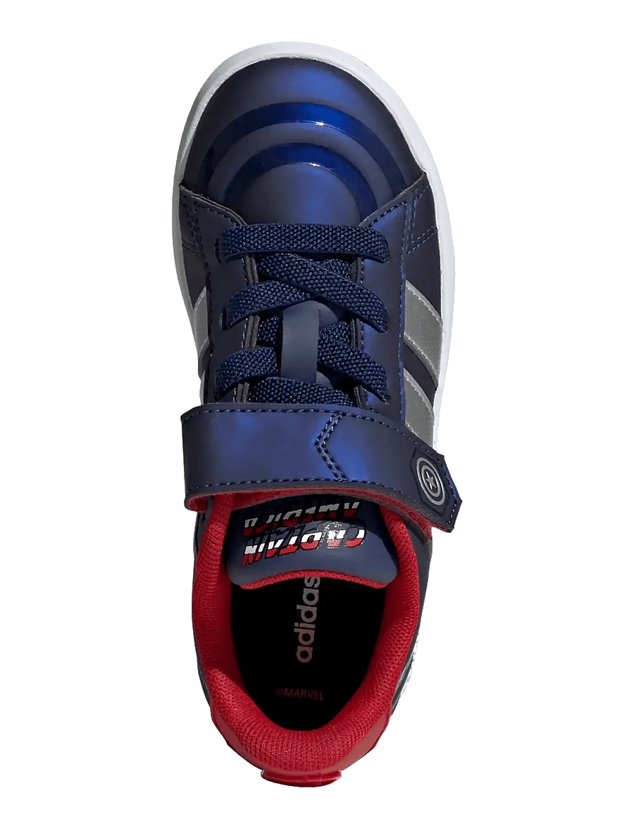 adidas Sportswear - GRAND COURT CAPT AMERICA EL K - low-top sneakers - dkblue/msilve/betsca - 4