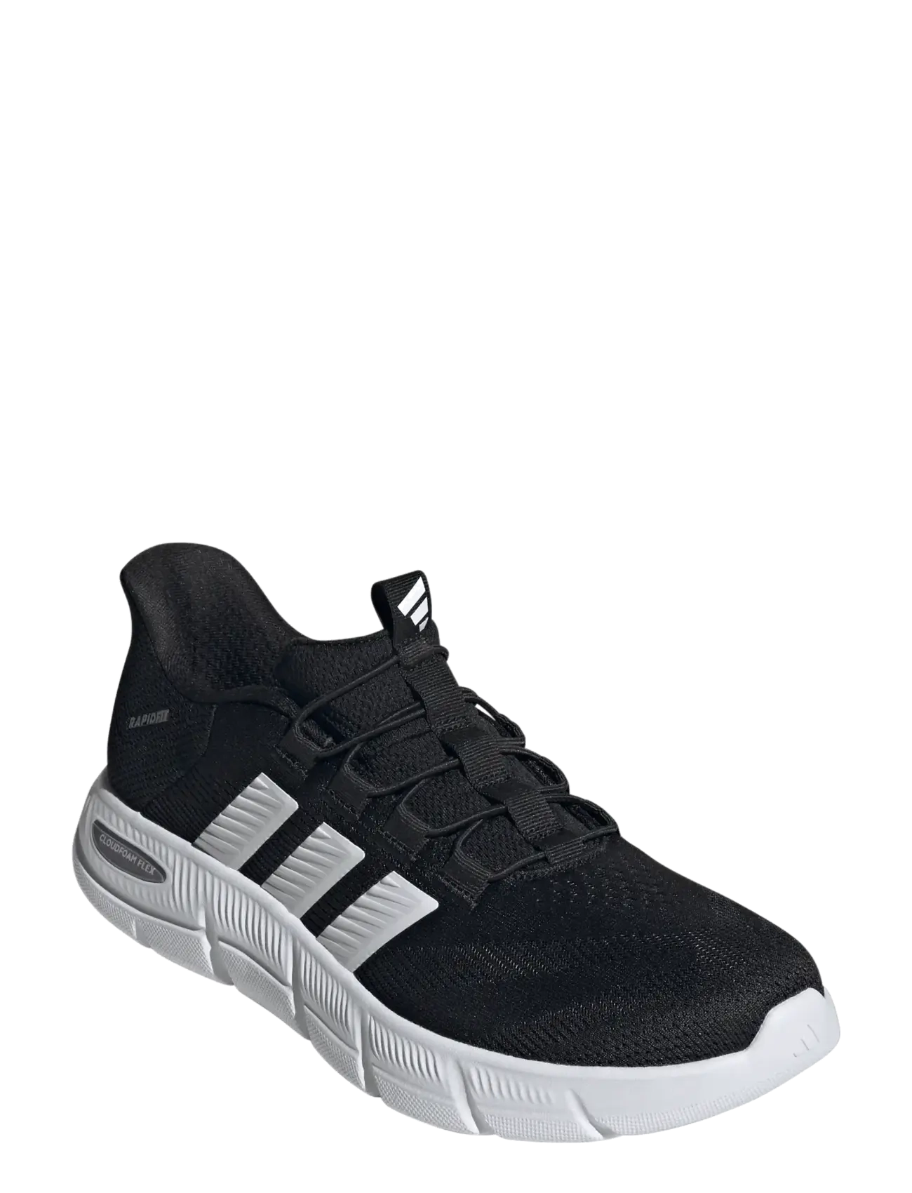 adidas Sportswear CLOUDFOAM FLEX - RAPIDFIT - Sneakers - CBLACK/FTWWHT/GRETHR / black