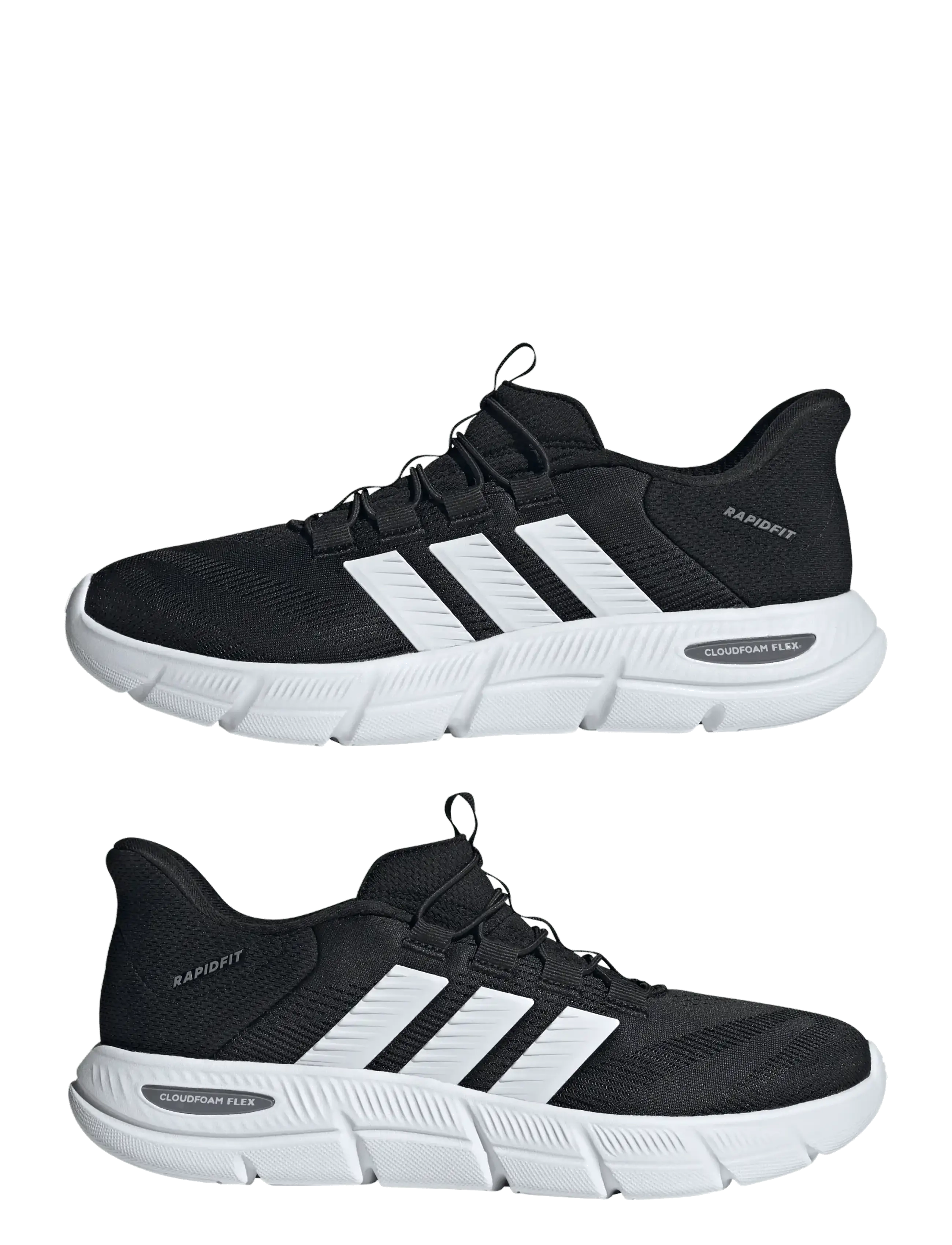adidas Sportswear - CLOUDFOAM FLEX - RAPIDFIT - kõrge säärega tossud - cblack/ftwwht/grethr - 5