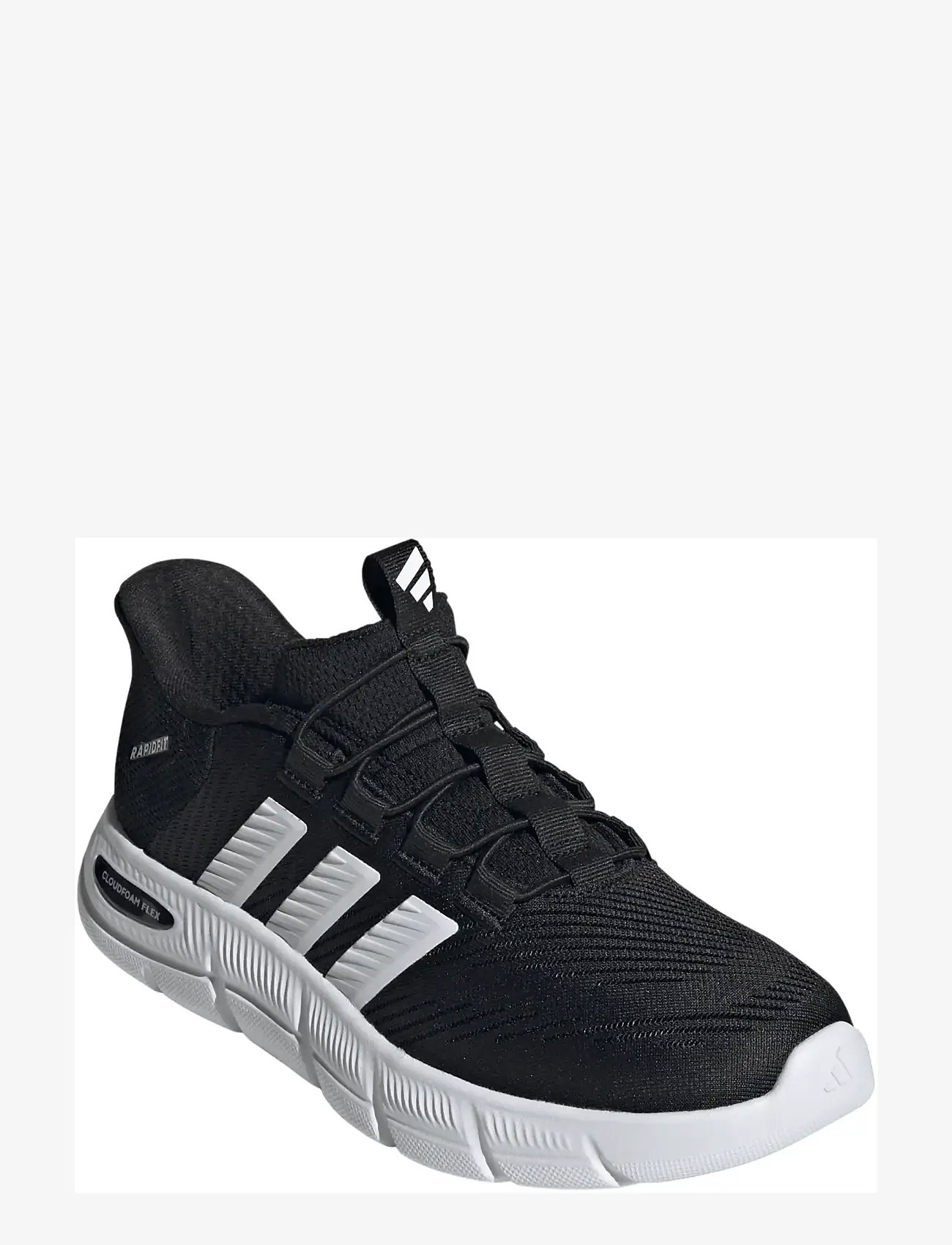 adidas Sportswear - CLOUDFOAM FLEX - RAPIDFIT - låga sneakers - cblack/ftwwht/silvmt - 0